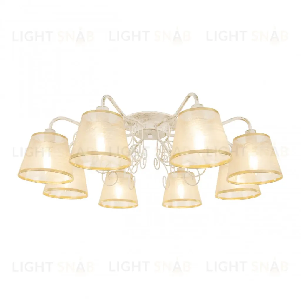 Потолочная люстра Arte Milano 341120/8 WT+G 341120/8 WT+G