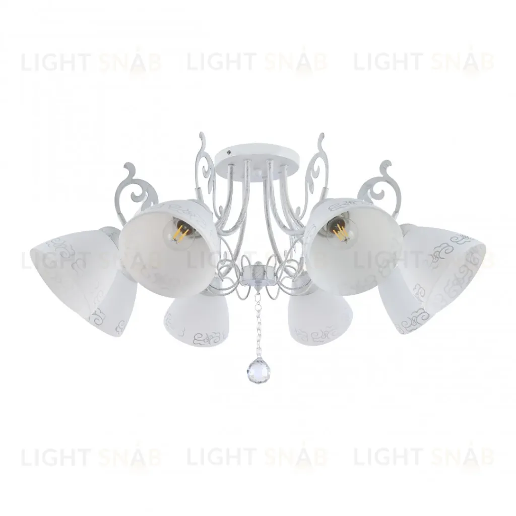 Потолочная люстра Arte Milano 341900/8 WT+SL 341900/8 WT+SL