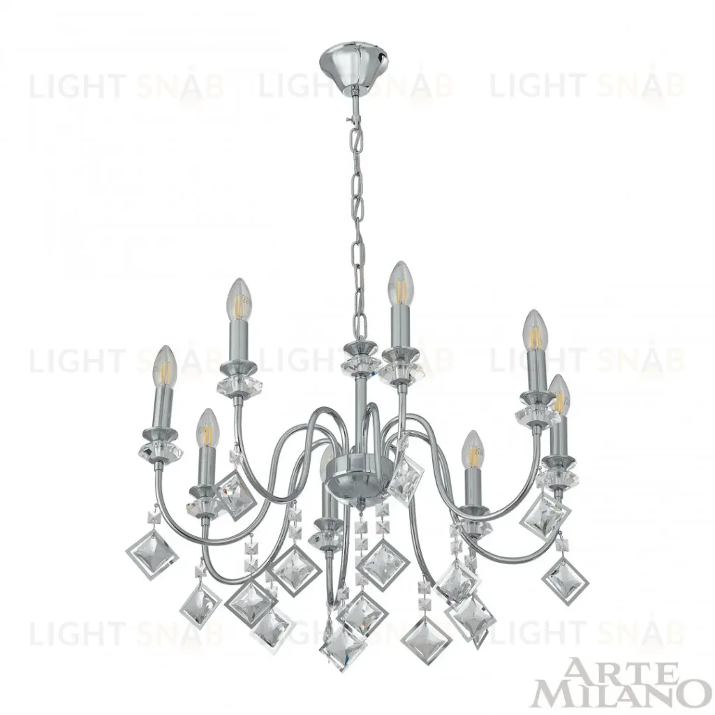 Подвесная люстра Arte Milano 342101/8 CR 342101/8 CR