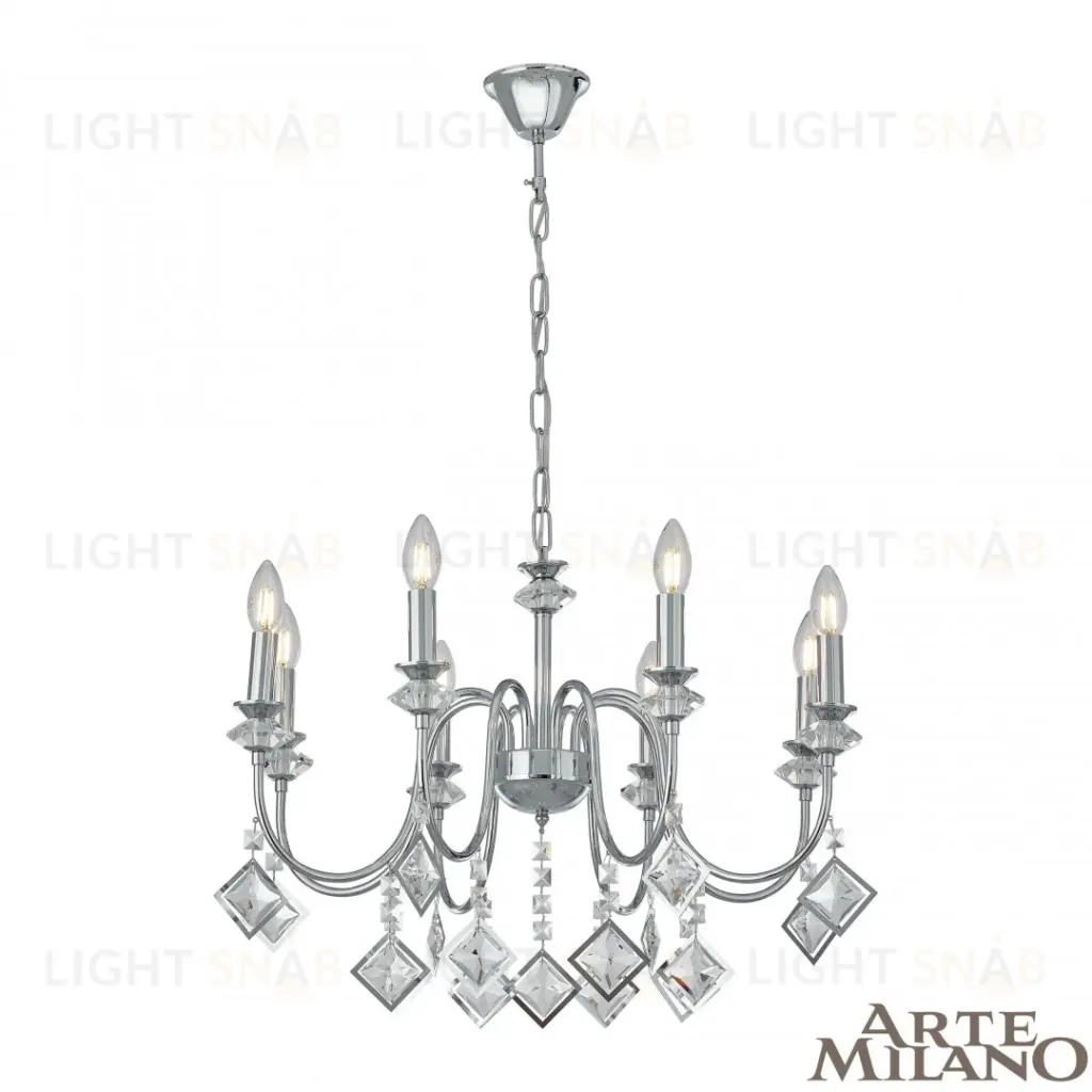 Подвесная люстра Arte Milano 342101/8 CR 342101/8 CR