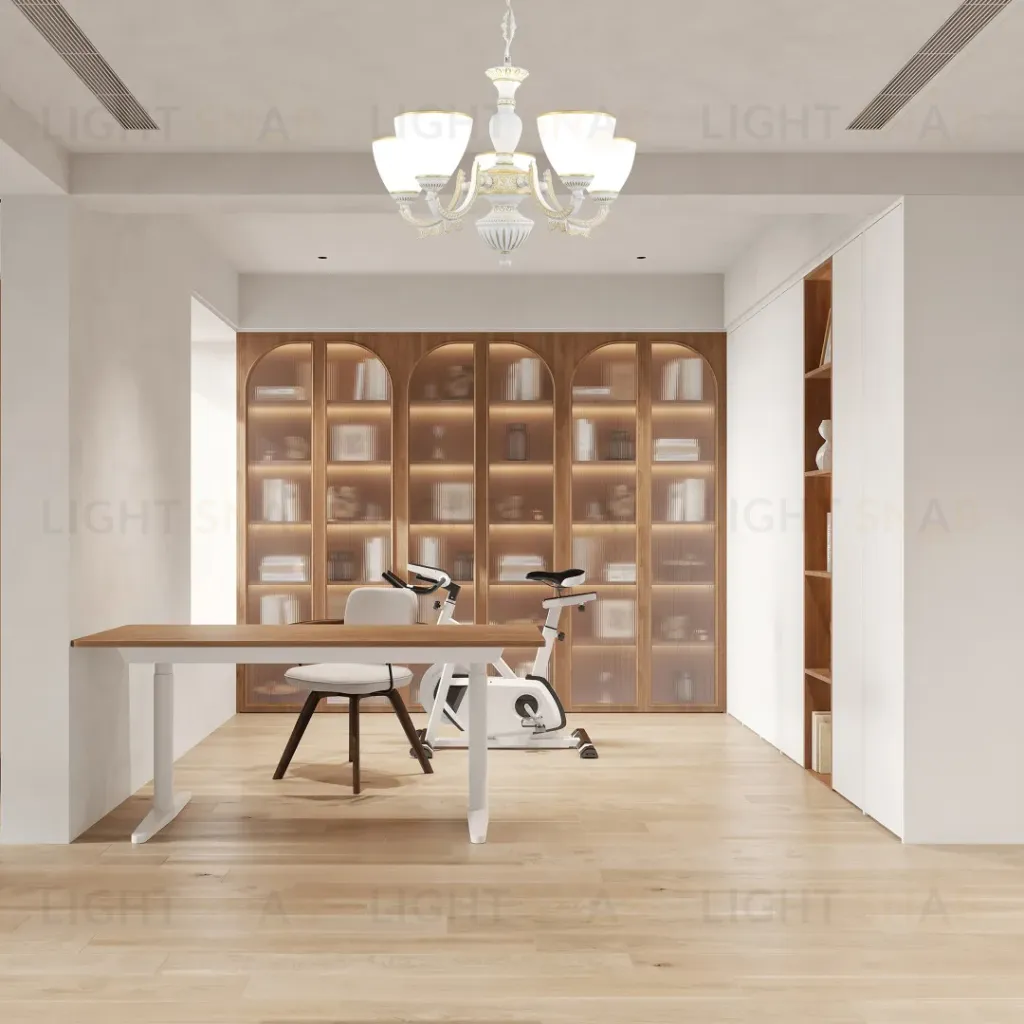 Подвесная люстра Arte Milano 342837/5 WT+G 342837/5 WT+G