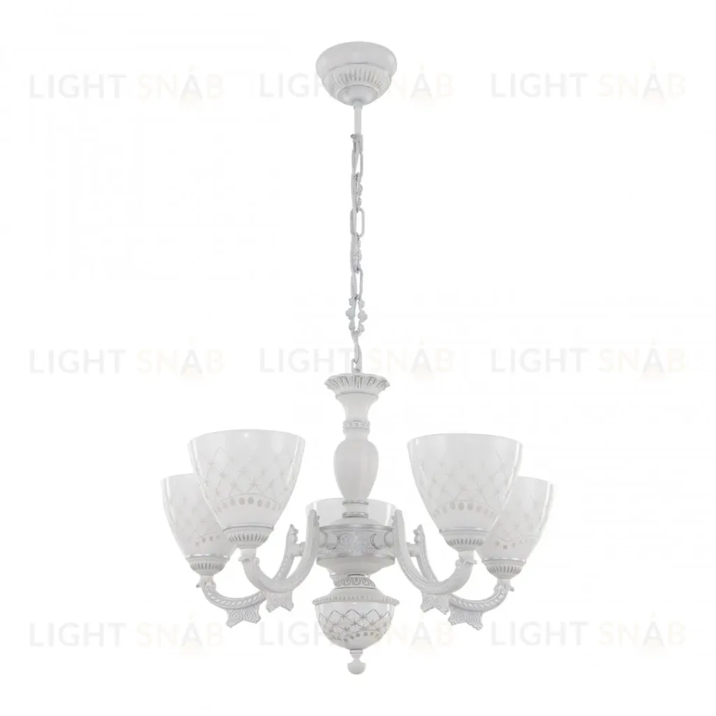Подвесная люстра Arte Milano 343837/5 WT+SL 343837/5 WT+SL