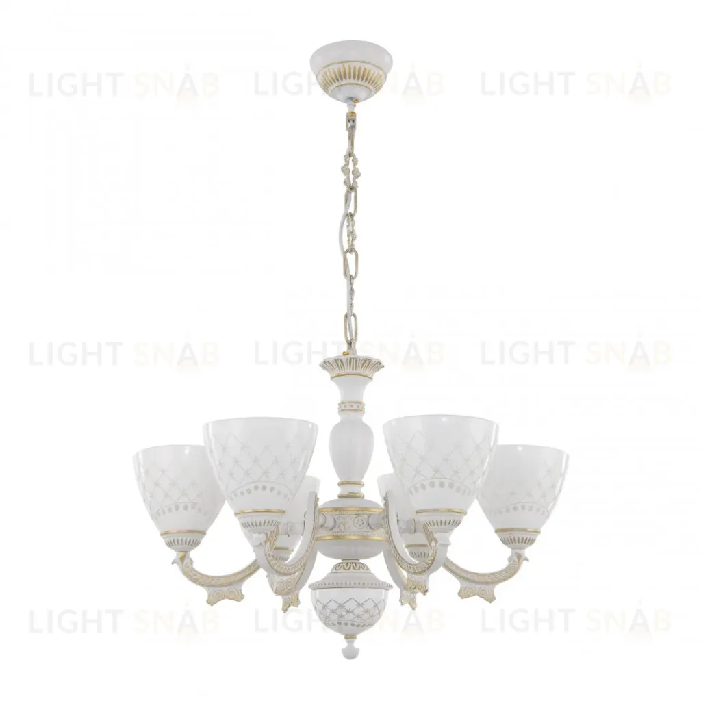 Подвесная люстра Arte Milano 343837/6 WT+G 343837/6 WT+G
