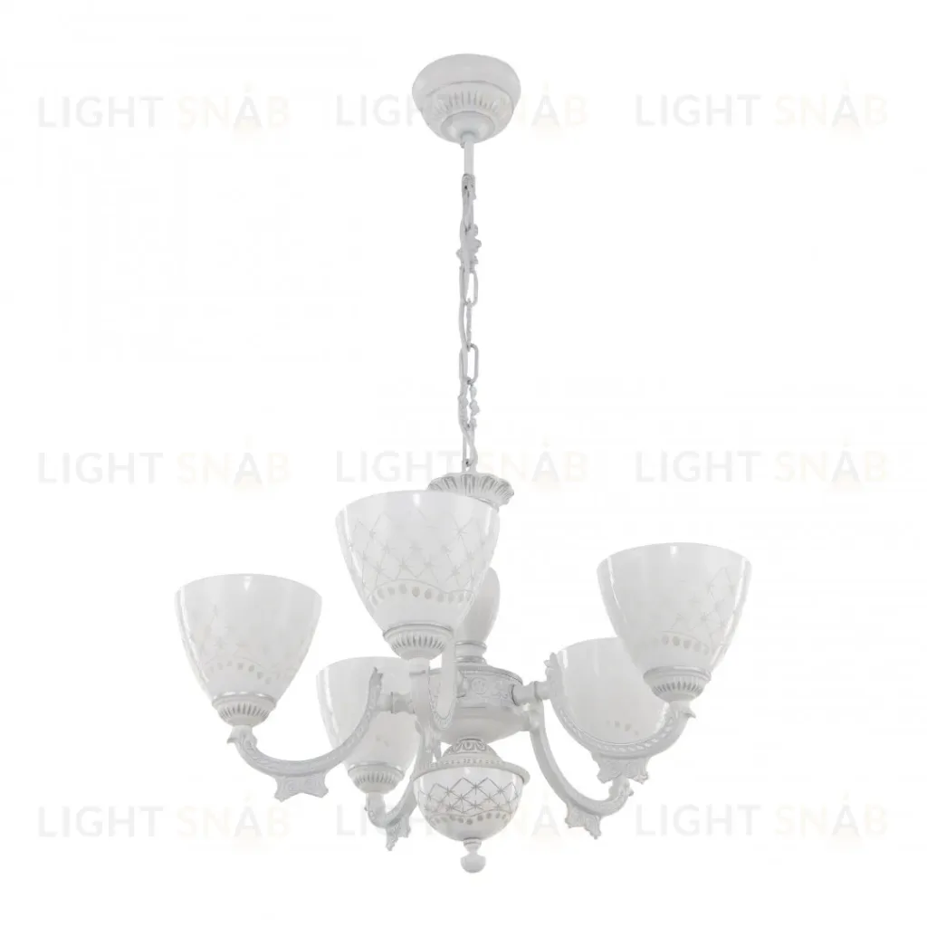 Подвесная люстра Arte Milano 343837/5 WT+SL 343837/5 WT+SL