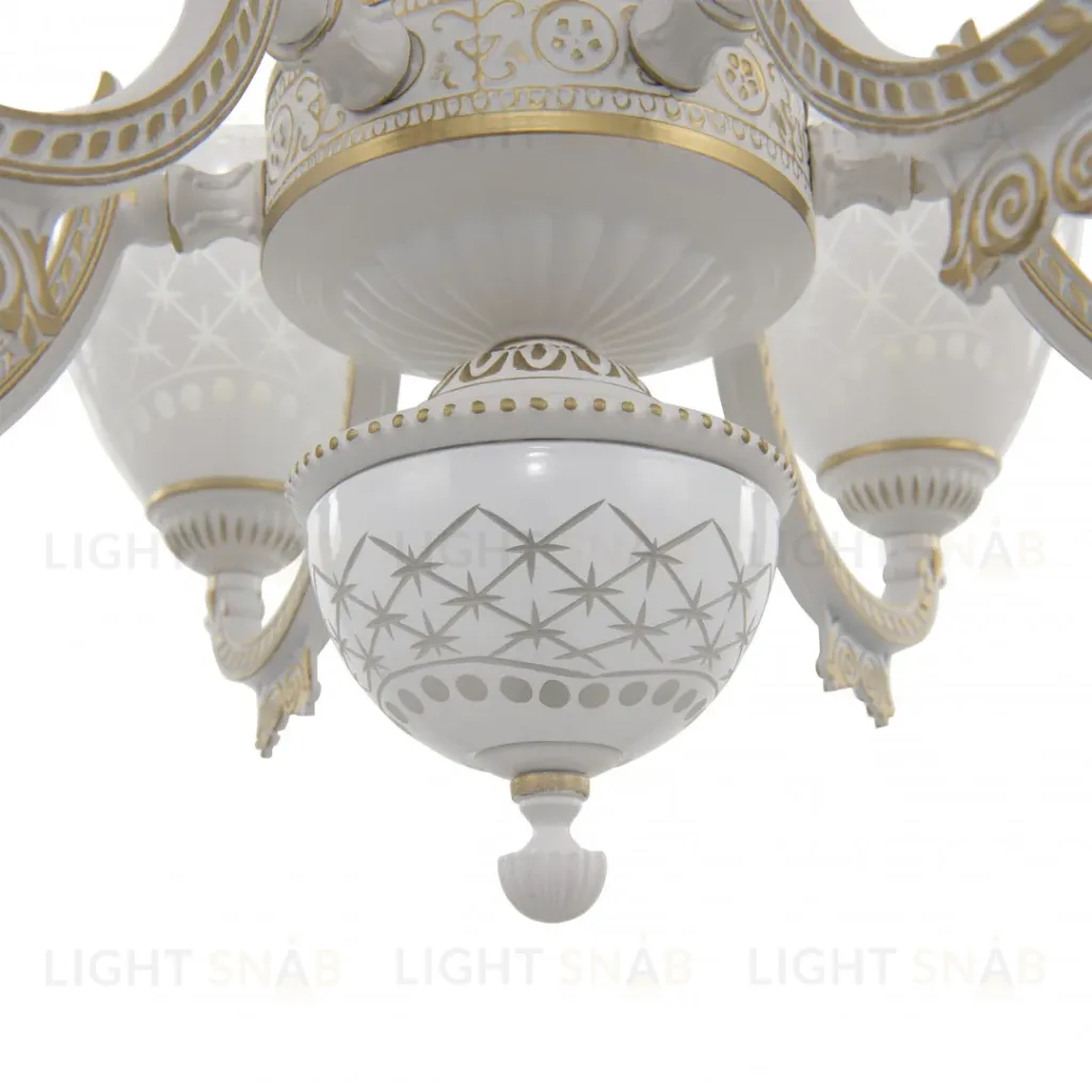 Подвесная люстра Arte Milano 343837/6 WT+G 343837/6 WT+G