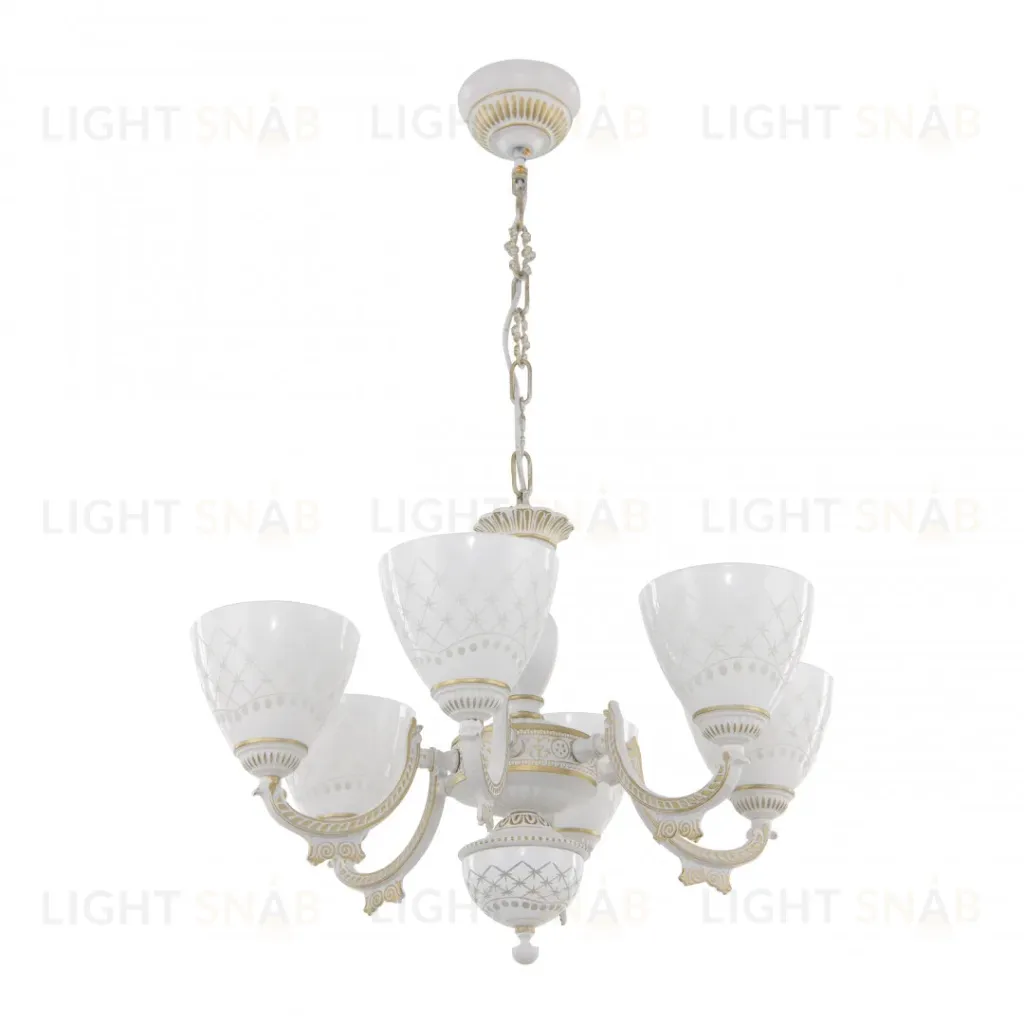 Подвесная люстра Arte Milano 343837/6 WT+G 343837/6 WT+G