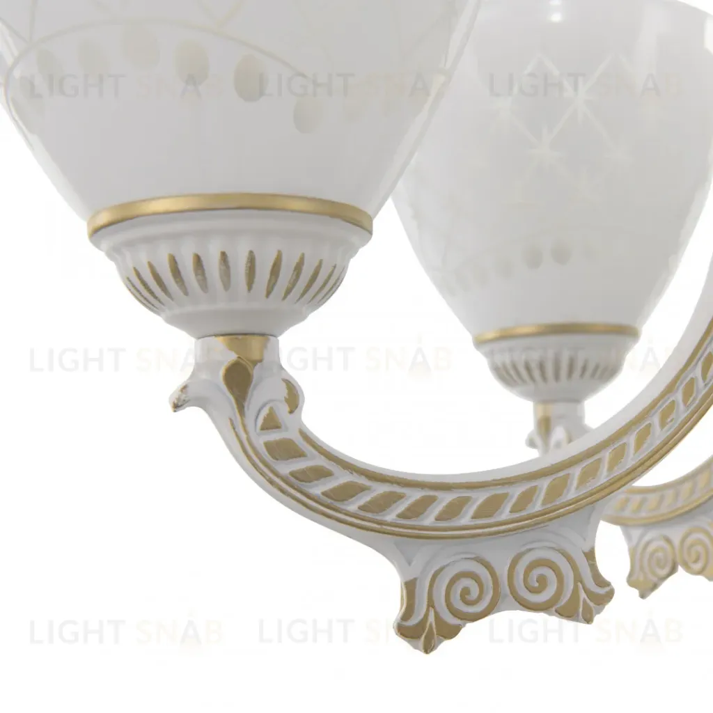 Подвесная люстра Arte Milano 343837/6 WT+G 343837/6 WT+G