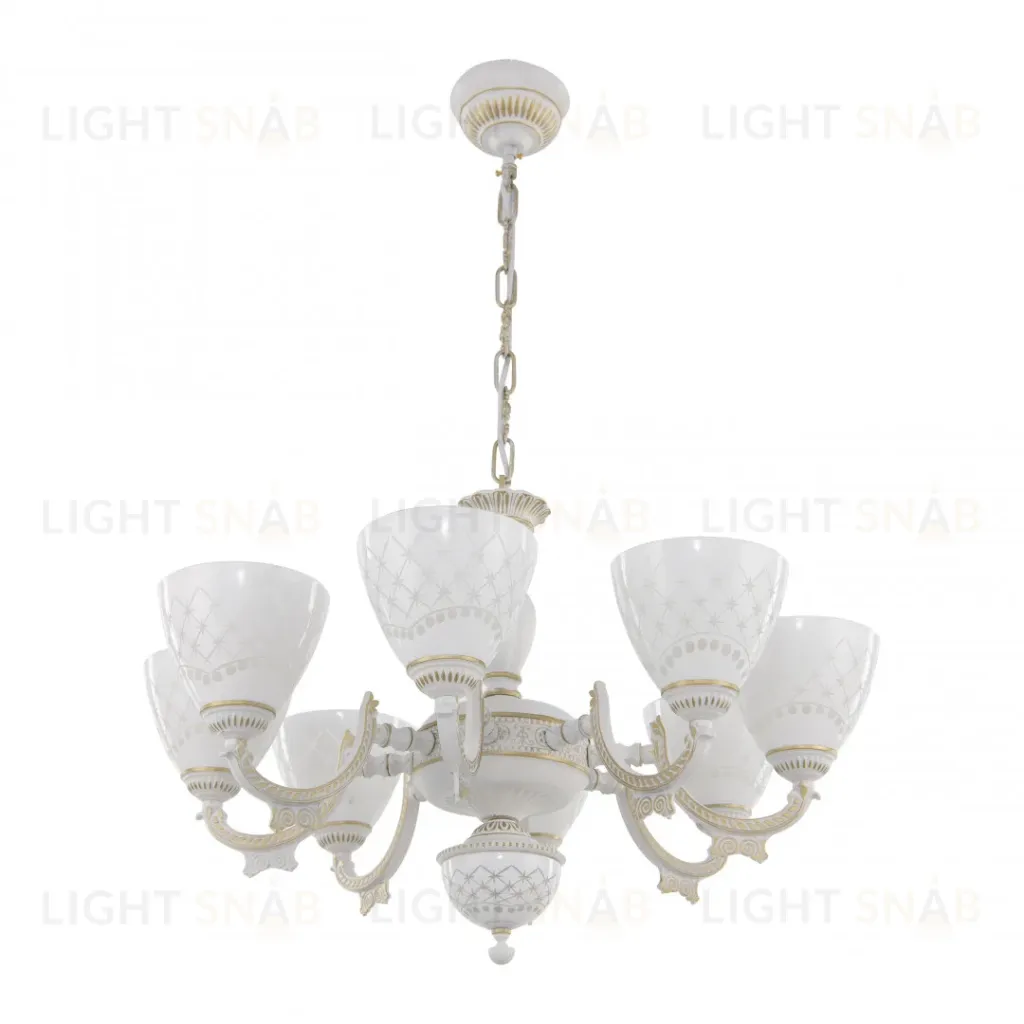 Подвесная люстра Arte Milano 343837/8 WT+G 343837/8 WT+G