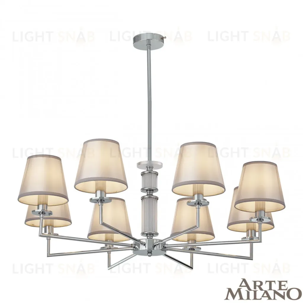 Люстра на штанге Arte Milano 344401/8 CR 344401/8 CR