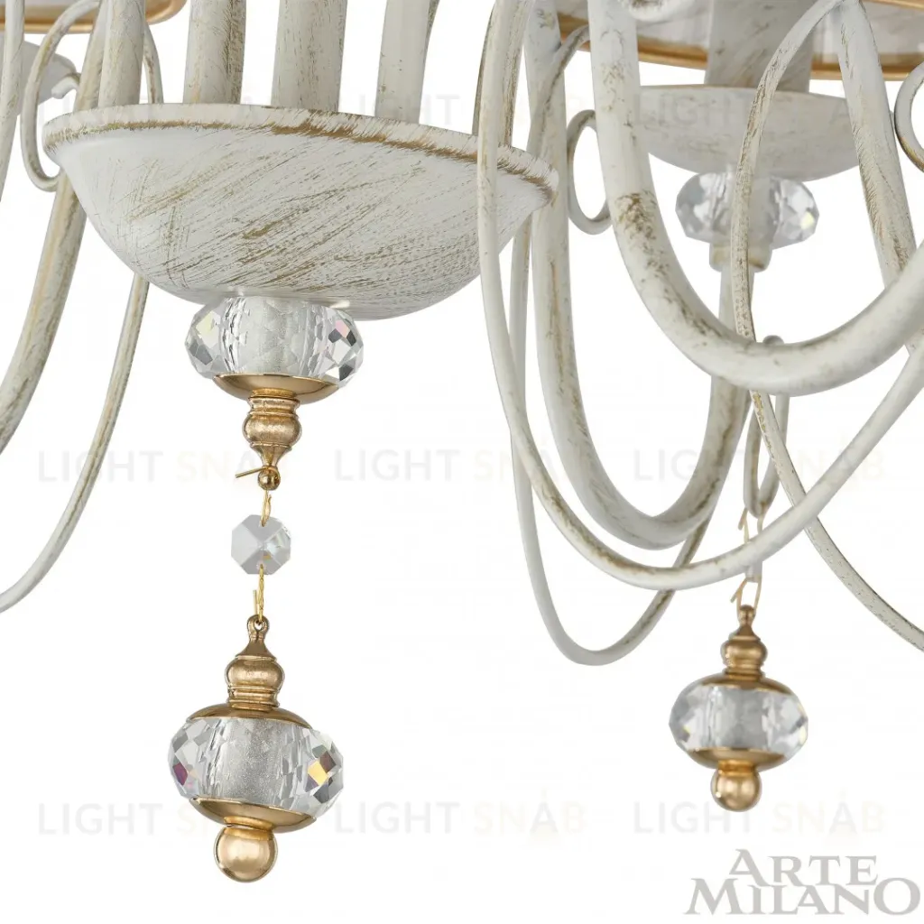 Подвесная люстра Arte Milano 347620/6 WT+G 347620/6 WT+G