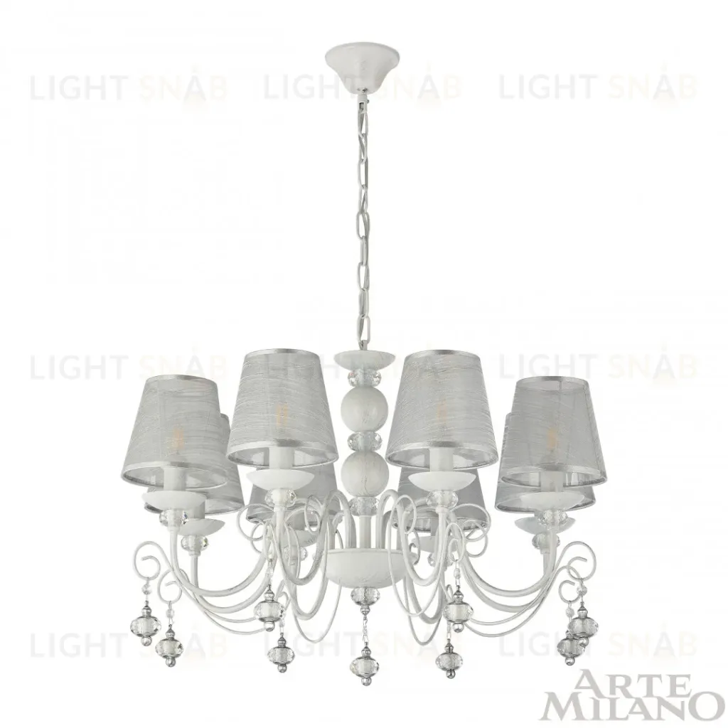 Подвесная люстра Arte Milano 347620/8 WT+SL 347620/8 WT+SL