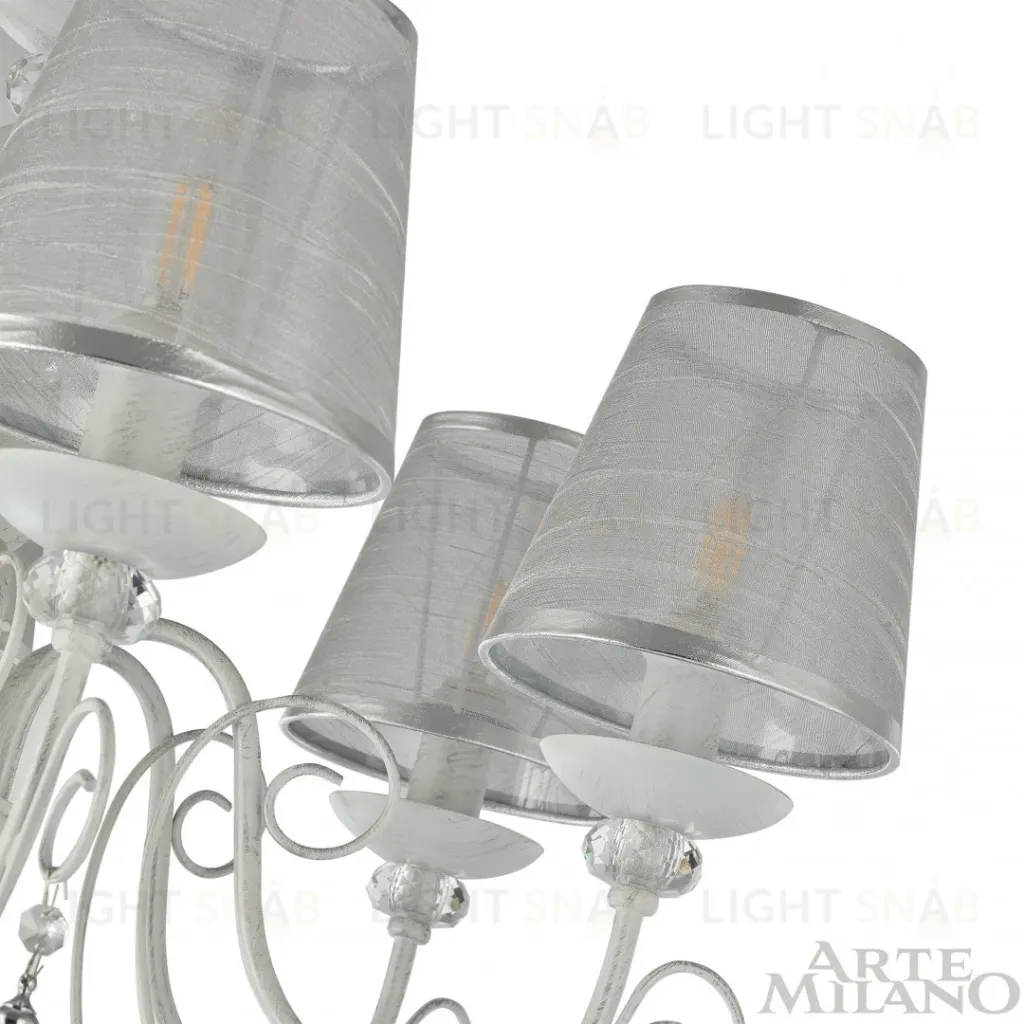 Подвесная люстра Arte Milano 347620/8 WT+SL 347620/8 WT+SL