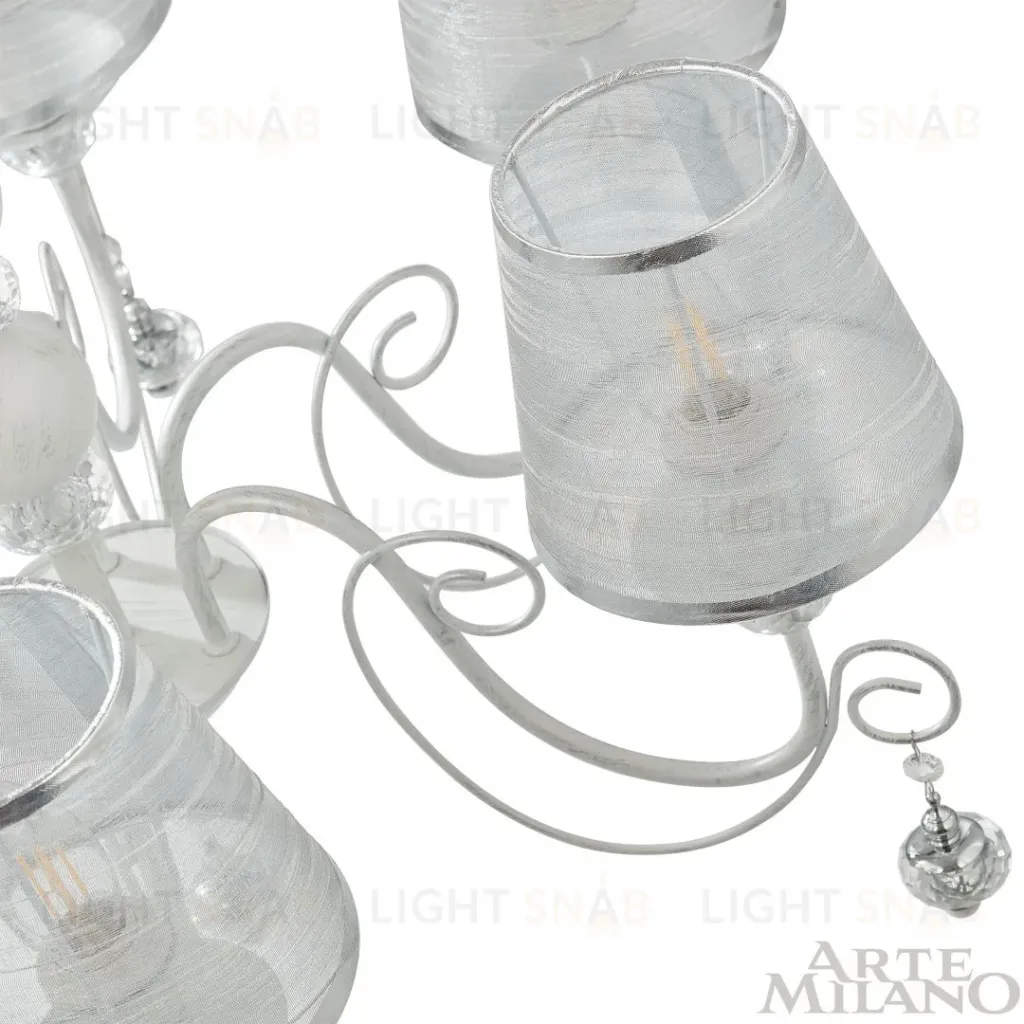 Подвесная люстра Arte Milano 347620/8 WT+SL 347620/8 WT+SL