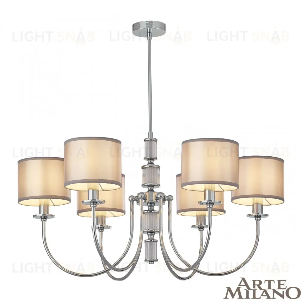 Люстра на штанге Arte Milano 348401/6 CR 348401/6 CR