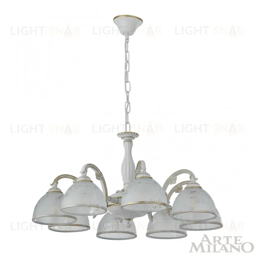 Подвесная люстра Arte Milano 349737/8 WT+G 349737/8 WT+G