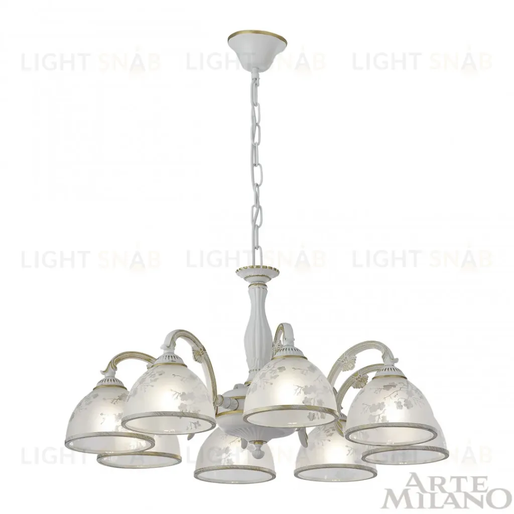 Подвесная люстра Arte Milano 349737/8 WT+G 349737/8 WT+G