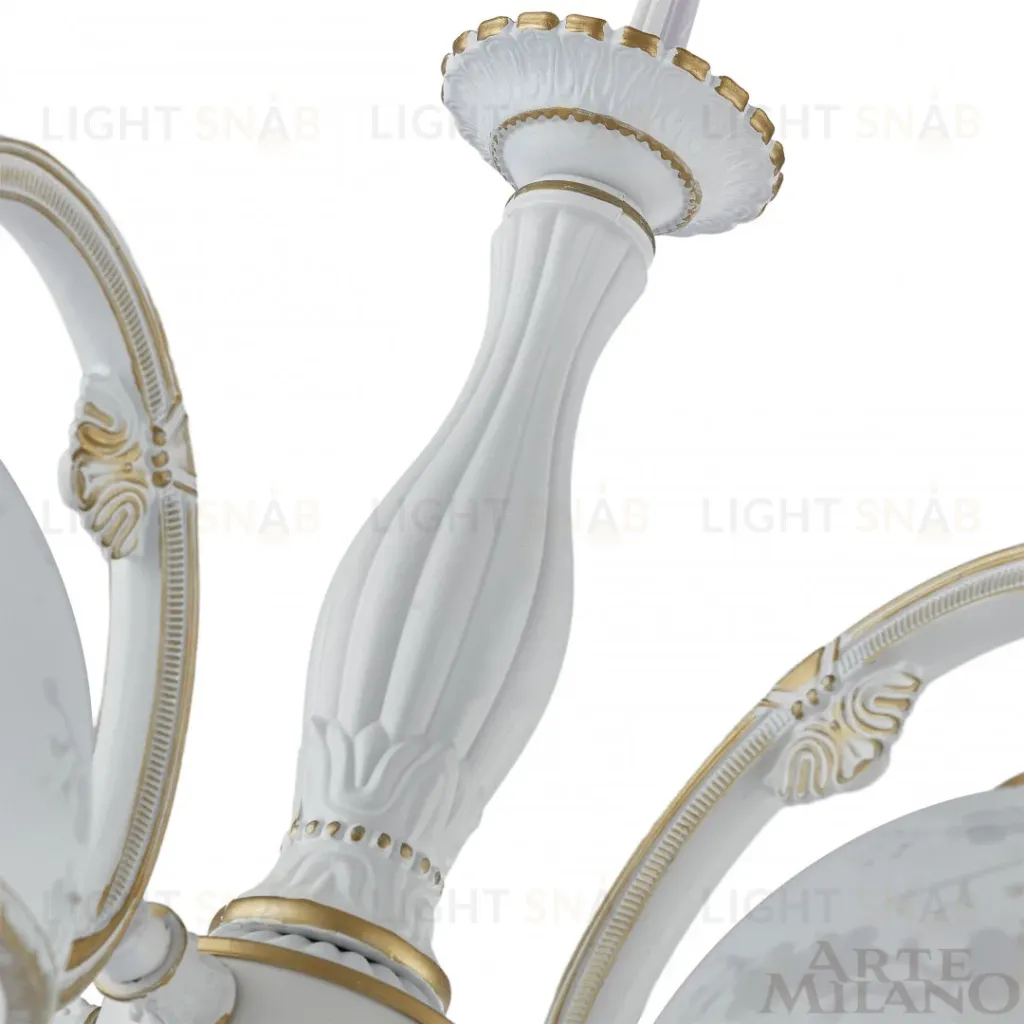 Подвесная люстра Arte Milano 349737/8 WT+G 349737/8 WT+G
