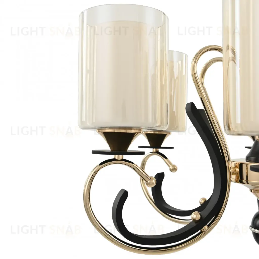 Подвесная люстра Arte Milano Florentia 302237/5 Bk/Gd 302237/5 Bk/Gd
