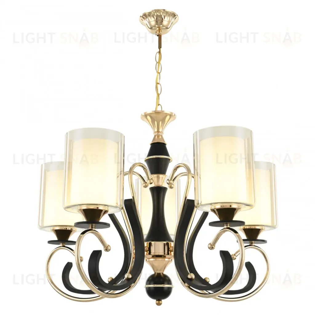 Подвесная люстра Arte Milano Florentia 302237/5 Bk/Gd 302237/5 Bk/Gd