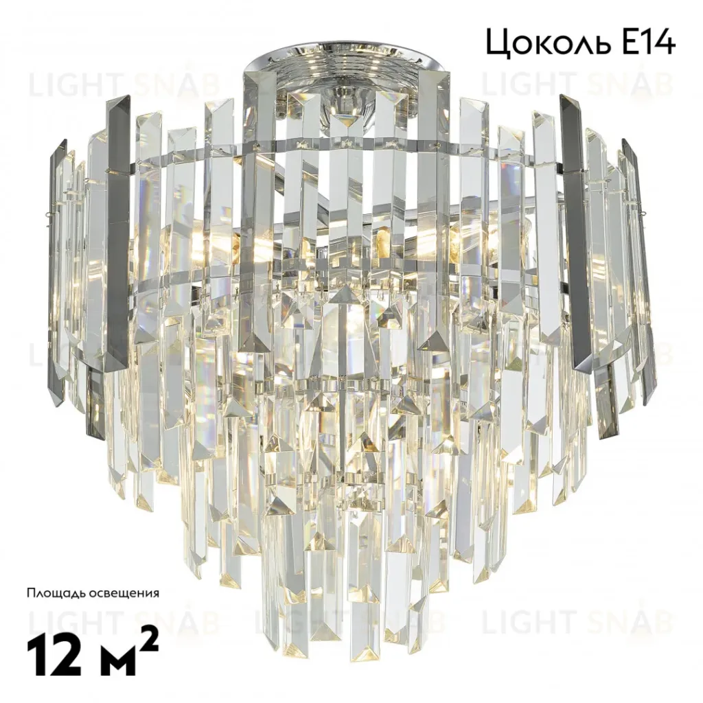 Потолочная люстра Arte Milano Sorrento 374409/6/60/400 CR 374409/6/60/400 CR