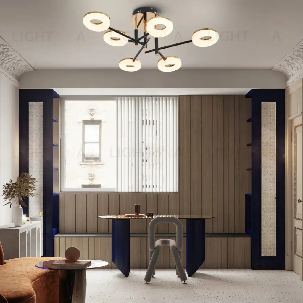 Потолочная люстра Arte Milano Ferrara 272999/6 BK/GD 272999/6 BK/GD
