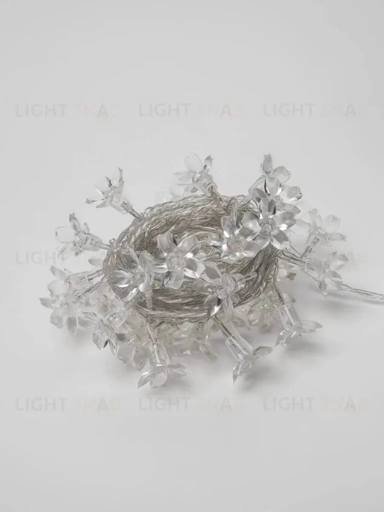 Светодиодная гирлянда (07934) Uniel сакура 220V белый ULD-S0700-050/DTA White IP20 WHITE SAKURA ULD-S0700-050/DTA White IP20 WHITE SAKURA