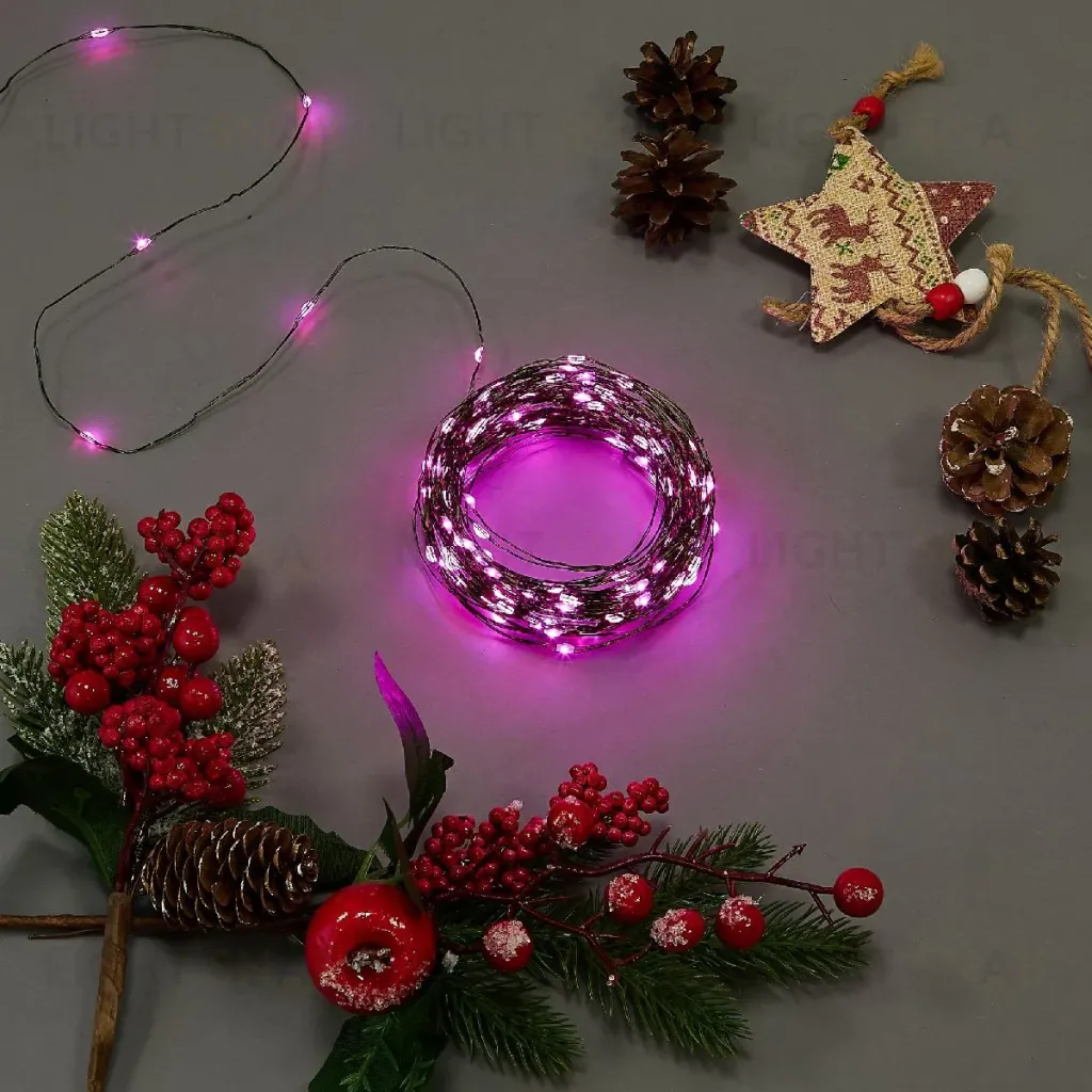 Гирлянда Роса Uniel ULD-S2000-200/DGA PINK IP20 DEW UL-00012081 ULD-S2000-200/DGA PINK IP20 DEW