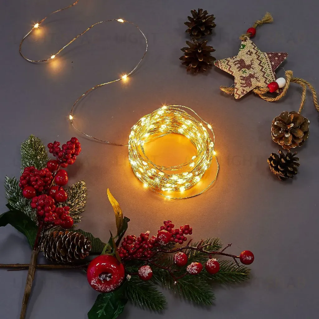 Гирлянда Роса Uniel ULD-S2000-200/DTA AMBER IP20 DEW UL-00012077 ULD-S2000-200/DTA AMBER IP20 DEW