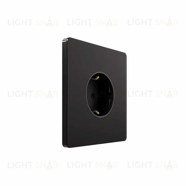 Розетка с заземлением со шторками, 16А Systeme Electric Systeme Infinity Полярная ночь FSE001045 FSE001045