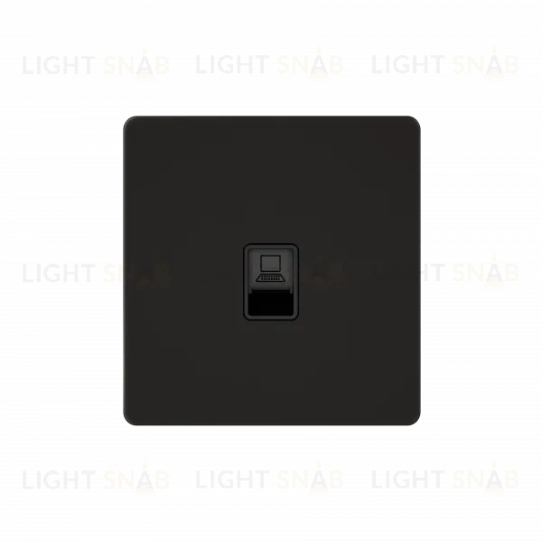 Розетка информационная RJ-45 кат.6 Systeme Electric Systeme Infinity Полярная ночь FSE001086 FSE001086