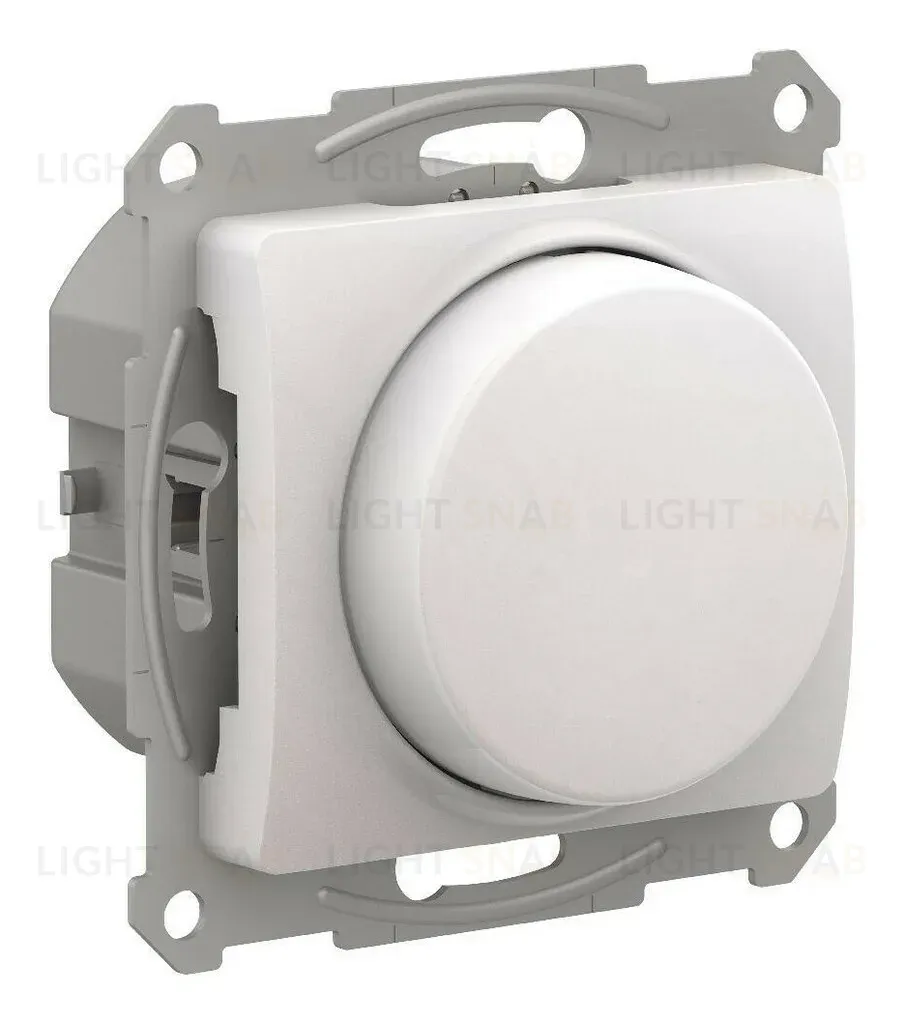 Светорегулятор (диммер) повор-нажим, LED, RC, 400Вт, мех. Systeme Electric Glossa Перламутр GSL000623 GSL000623
