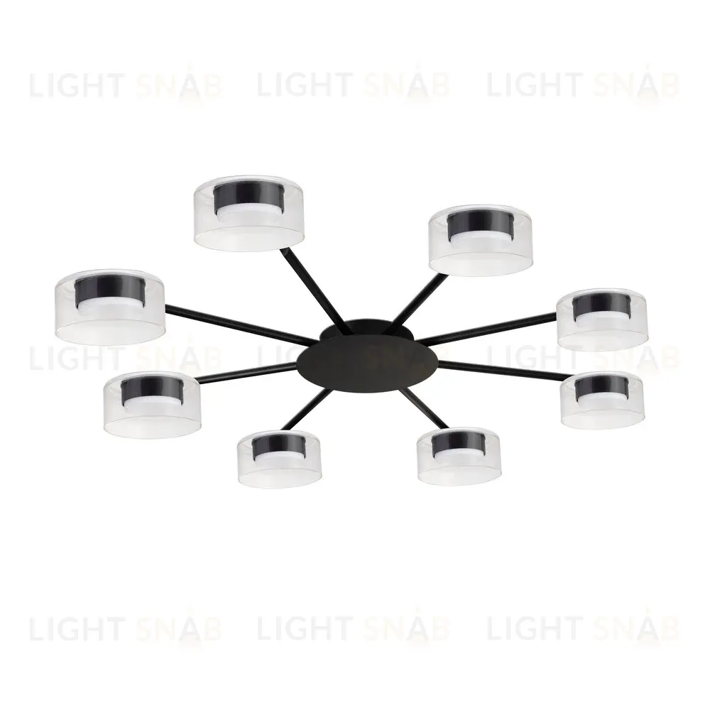 Потолочная люстра Arte Lamp Alius A8042PL-8BK A8042PL-8BK