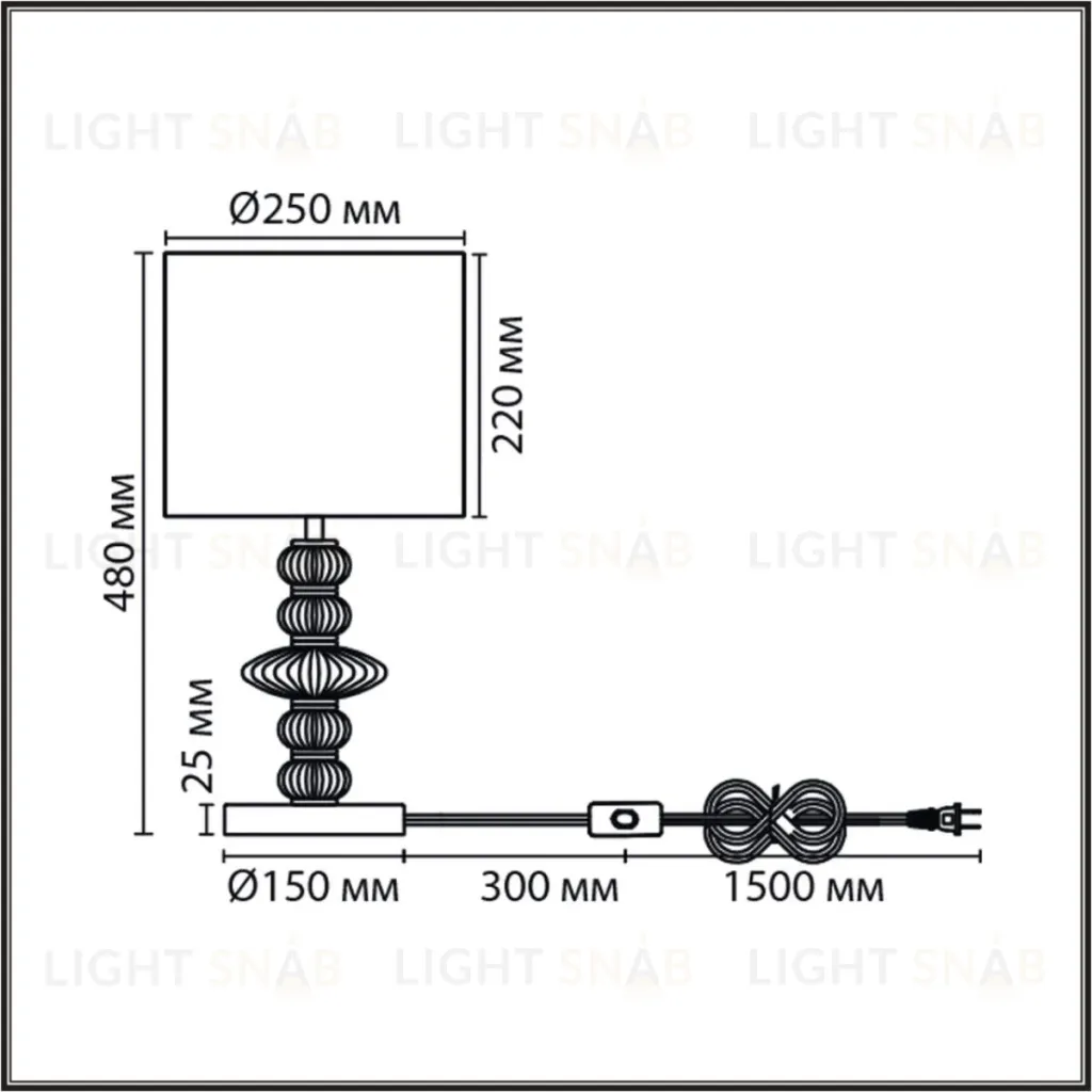 Настольная лампа Lumion Moderni Ilmira 8337/1T 8337/1T