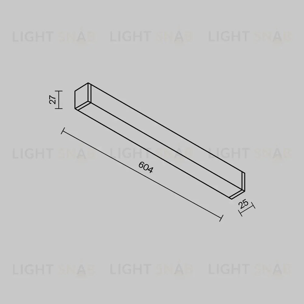 Трековый магнитный светильник Maytoni Technical Basis Radity TR080-4-20WTW-B TR080-4-20WTW-B