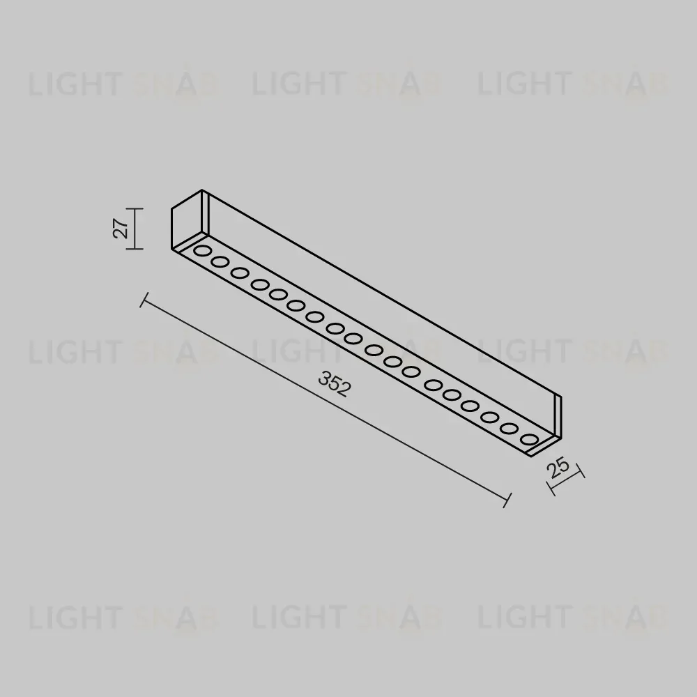Трековый магнитный светильник Maytoni Technical Points RadityTR082-4-18WTW-M-B TR082-4-18WTW-M-B