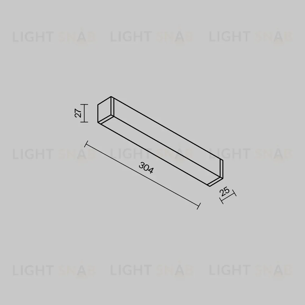 Трековый магнитный светильник Maytoni Technical Basis Radity TR080-4-10WTW-W TR080-4-10WTW-W