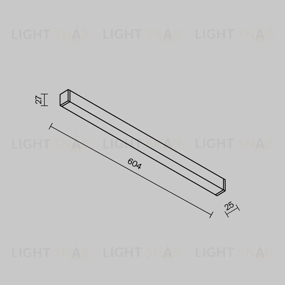 Трековый магнитный светильник Maytoni Technical Basis Radity TR080-4-20WTW-W TR080-4-20WTW-W