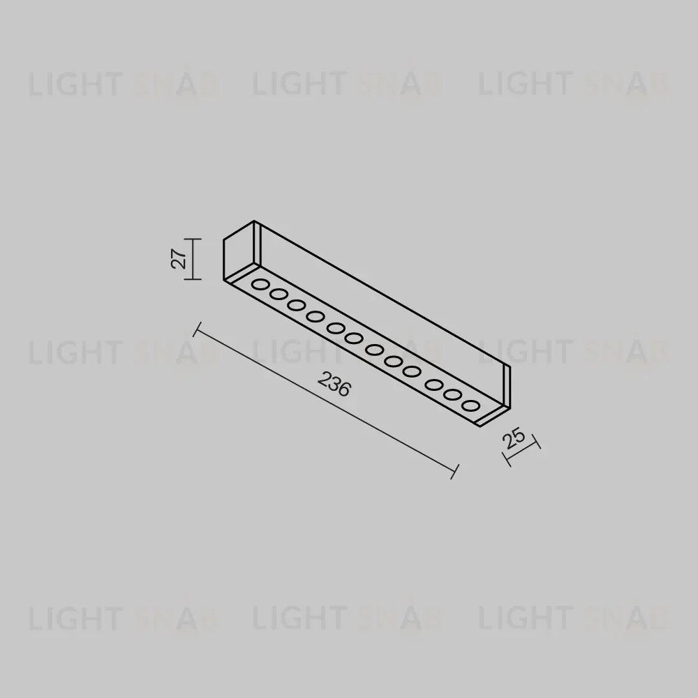 Трековый светильник Maytoni Technical Points Radity TR082-4-12WTW-M-W TR082-4-12WTW-M-W