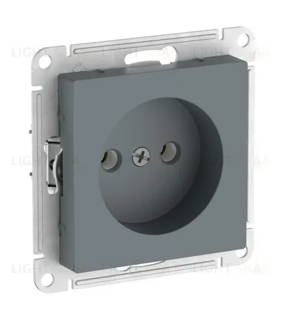 Розетка без заземления без шторок, 16А, мех., быстрозажим. клем. Systeme Electric AtlasDesign Грифель ATN000741S ATN000741S