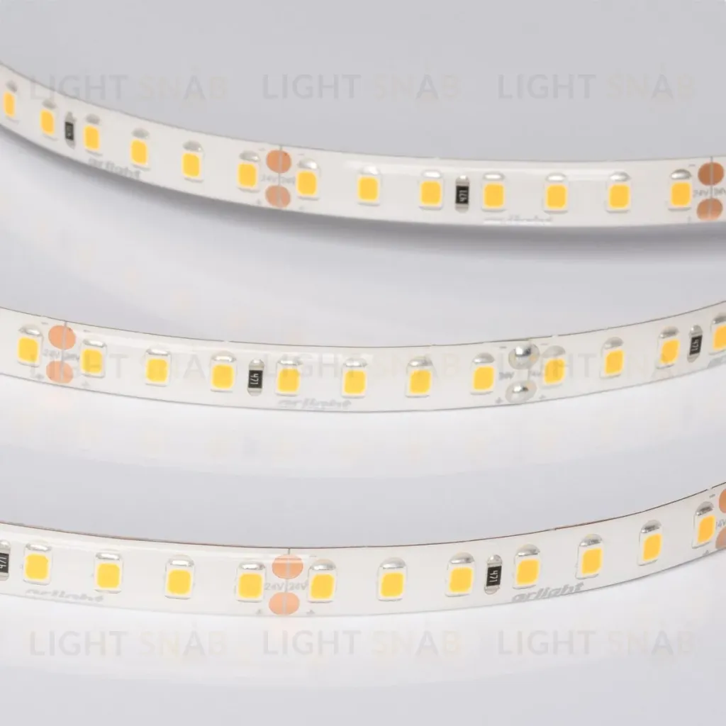 Светодиодная лента герметичная Arlight ULW-SE-A140-8mm 24V Warm3000 (5 W/m, IP65, 5m) 057516(1) 057516(1)