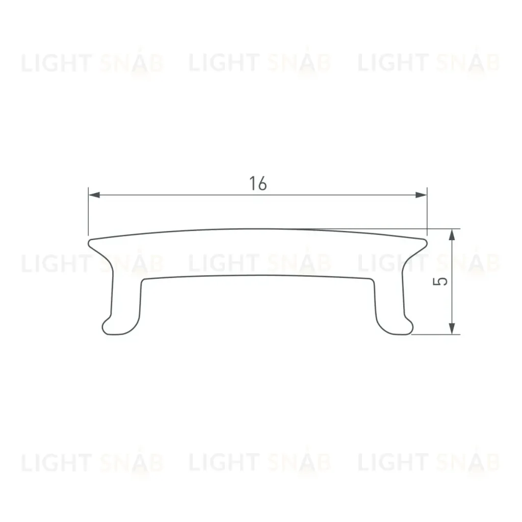 Экран Arlight W16-5000 BLACK SILICONE (Силикон) 064497 064497