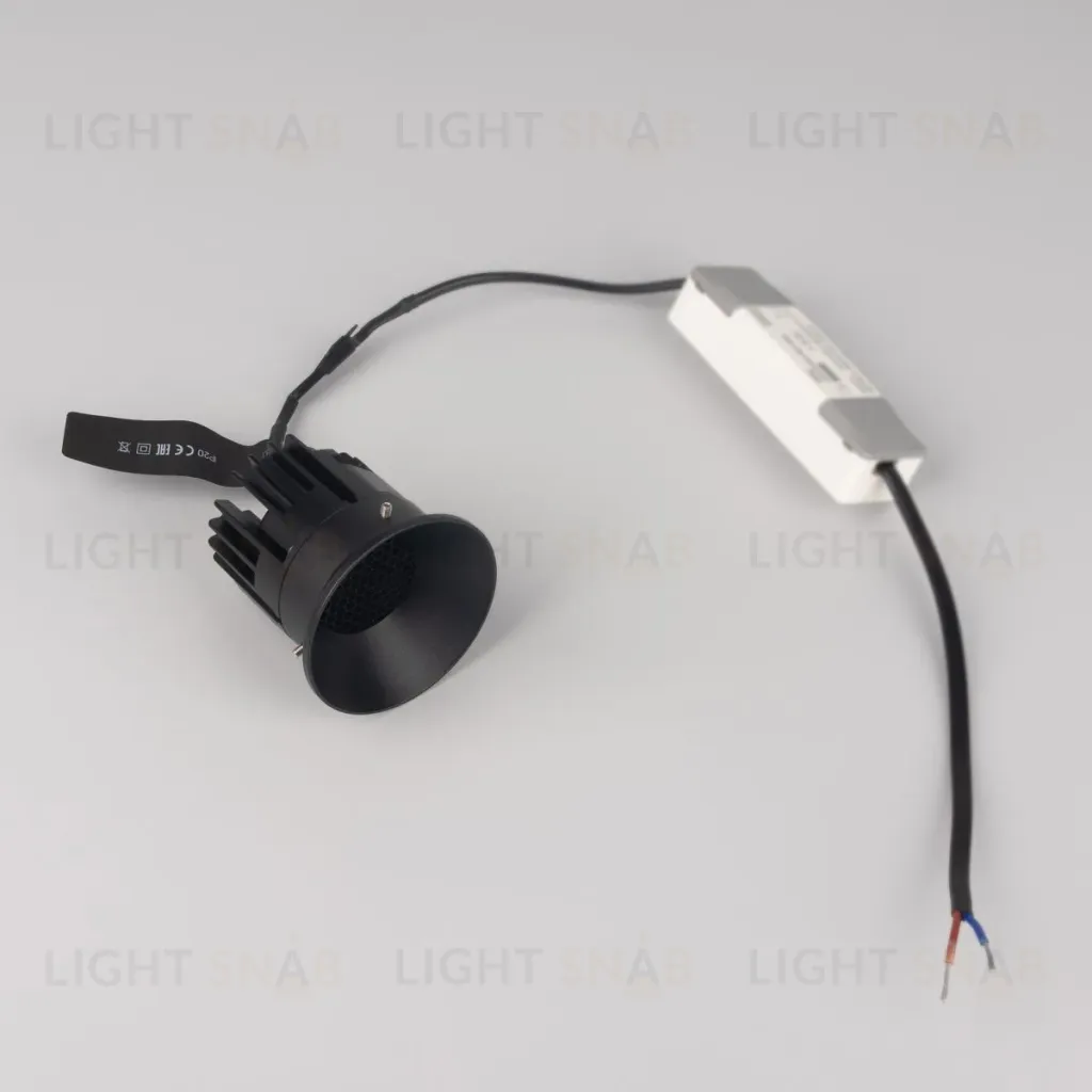 Светильник безрамочный Arlight DL-INTRAL-R63-8W Day4000 (Черный RAL9005, 36 deg, 230V) (IP20 Металл) 064930 064930