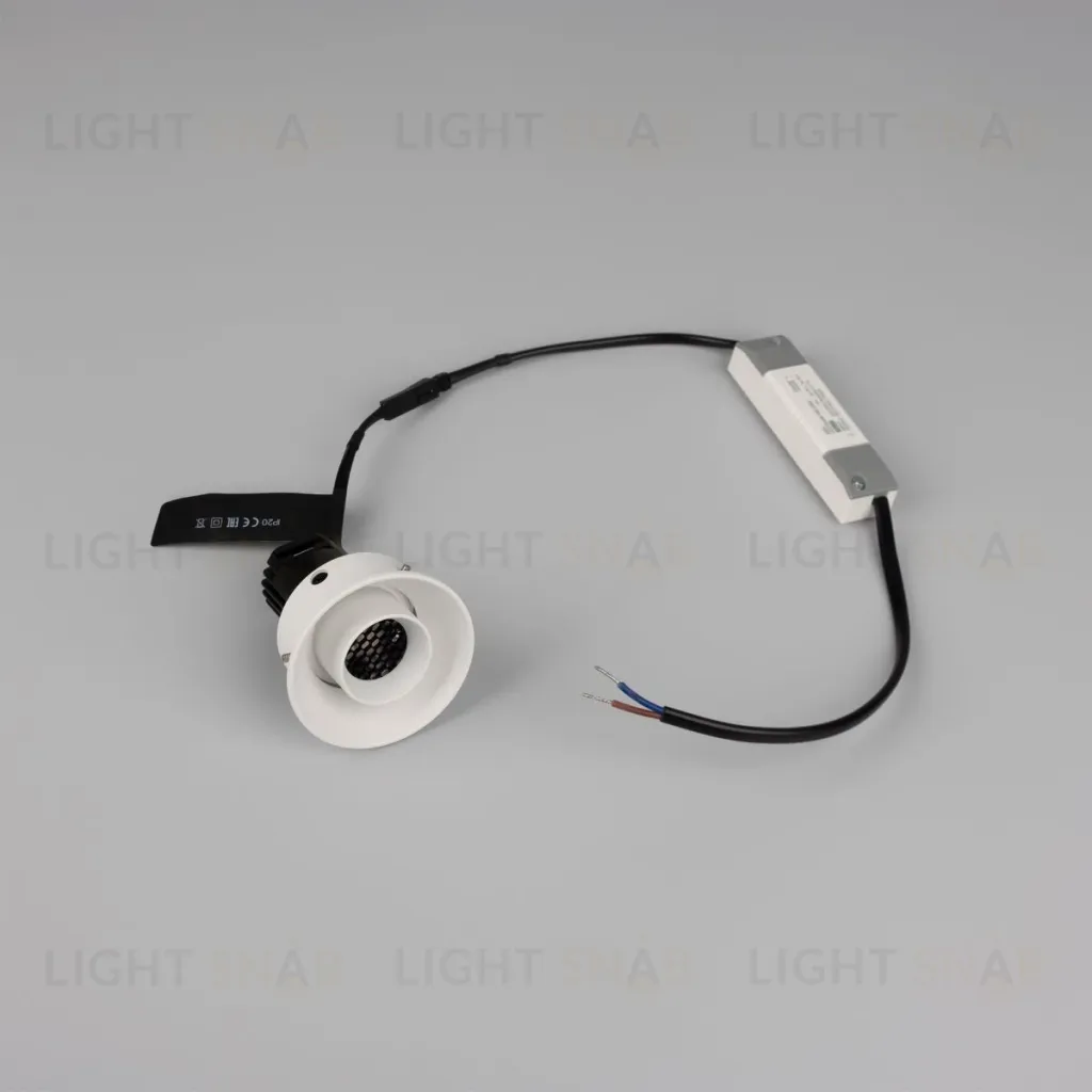 Светильник безрамочный Arlight DL-ROTARA-R63-6W Day4000 (Белый RAL9003, 36 deg, 230V) (IP20 Металл) 064948 064948