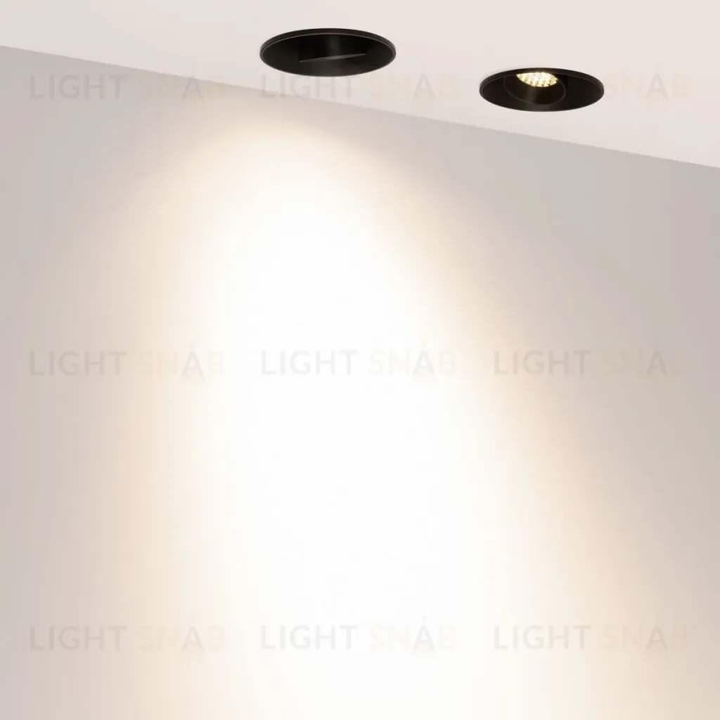 Светильник безрамочный Arlight DL-ROTARA-R63-6W Day4000 (Черный RAL9005, 36 deg, 230V) (IP20 Металл) 064946 064946
