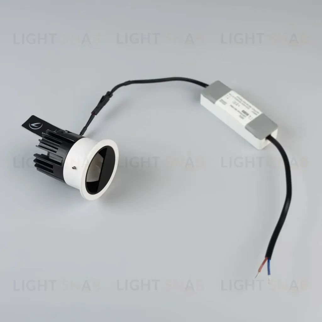Встраиваемый светильник Arlight DL-VEILA-R63-8W Day4000 (Белый RAL9003, A44x46 deg, 230V) (IP20 Металл) 064958 064958