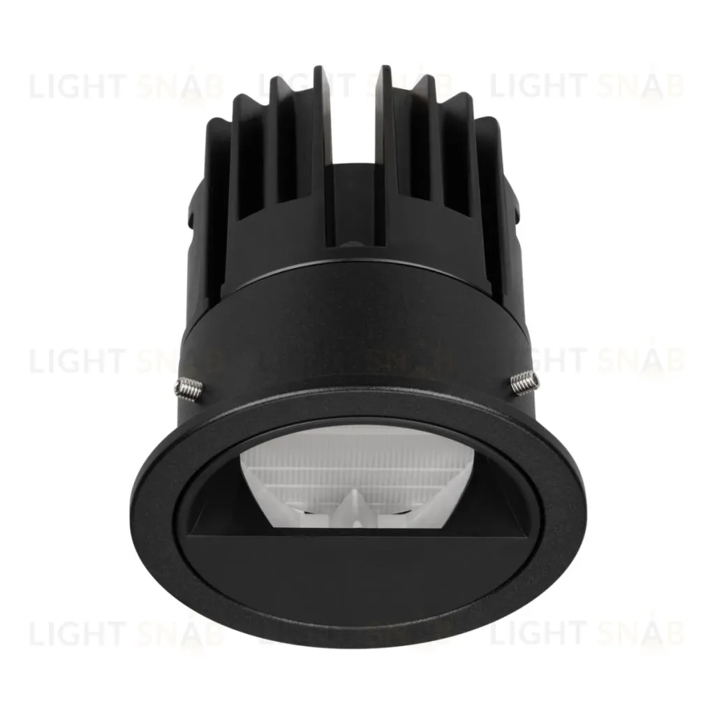 Встраиваемый светильник Arlight DL-VEILA-R63-8W Warm3000 (Черный RAL9005, A44x46 deg, 230V) (IP20 Металл) 065563 065563