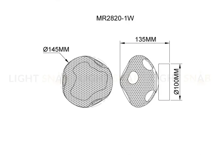 Настенный светильник MyFar Асмунд MR2820-1W MR2820-1W