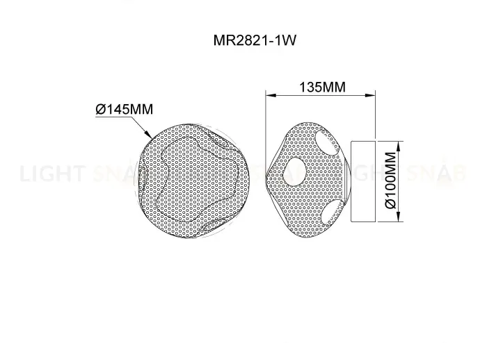 Настенный светильник MyFar Асмунд MR2821-1W MR2821-1W
