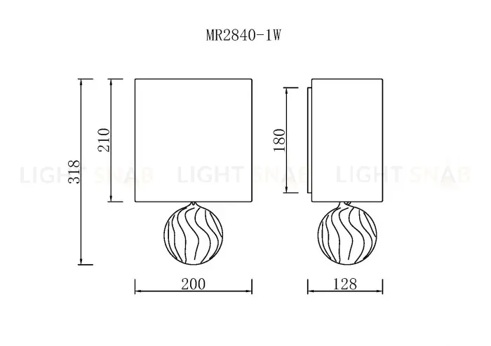 Бра MyFar Ауда MR2840-1W MR2840-1W