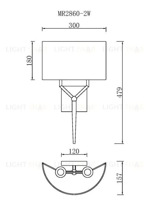 Бра MyFar Тея MR2860-2W MR2860-2W